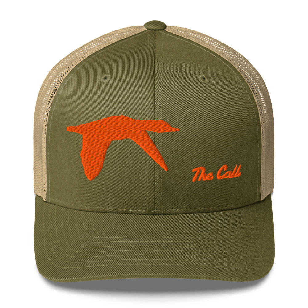 Retro trucker hat moss khaki front 697136da4da42.jpg